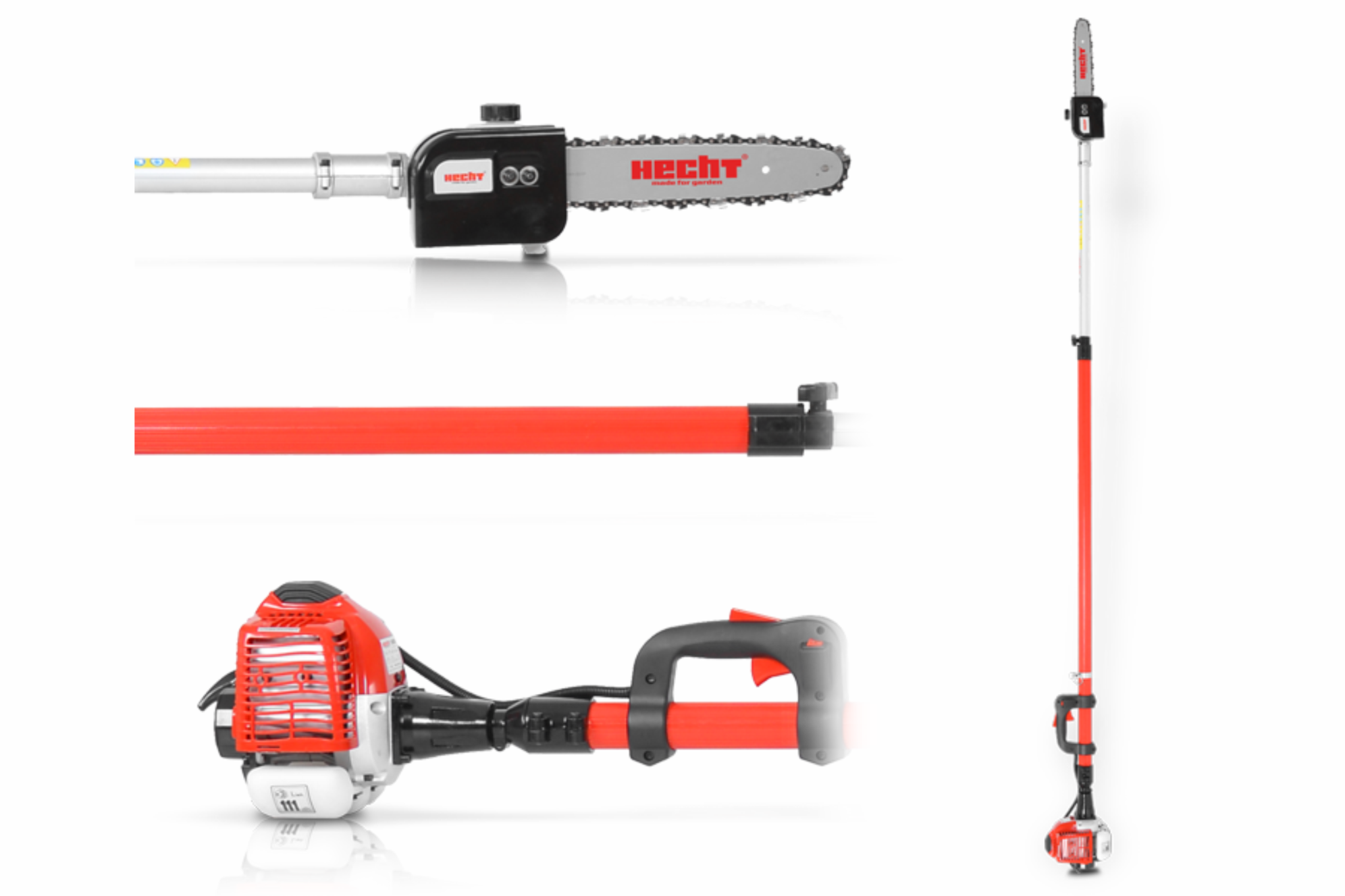 Benzin Hochentaster von Hecht für Bäume & Büsche in Teutschenthal & Umgebung günstig mieten. Hochwertige Baumaschinen leihen!