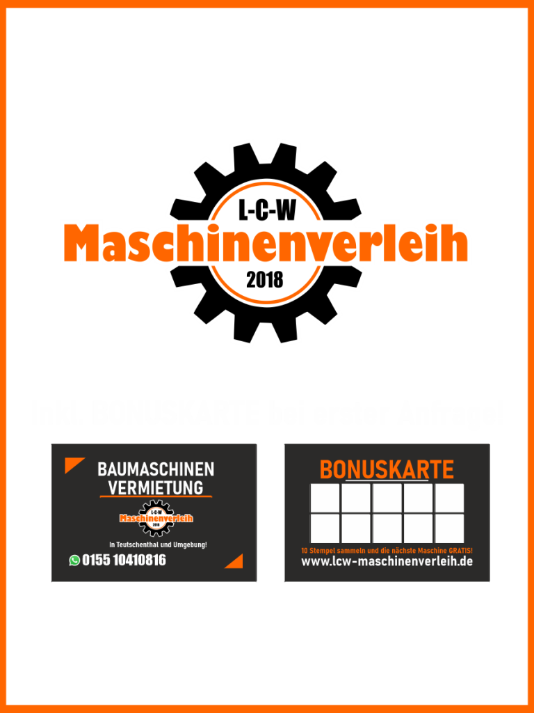 LCW Maschinenverleih in Teutschenthal, Holleben, Bennstedt, Salzmünde und Halle Saale. Baumaschinen günstig mieten, statt teuer kaufen!